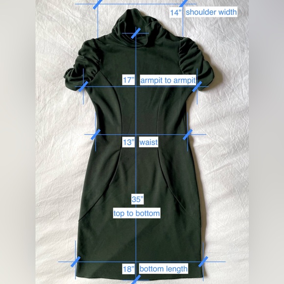 GENDER BIAS Hunter Green Mini Dress - Picture 6 of 6